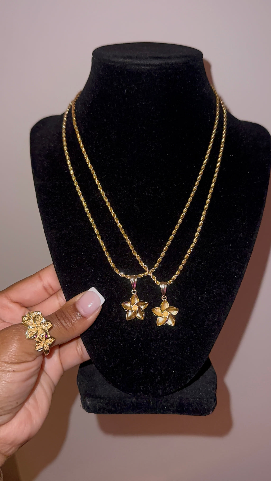 Golden Flower Necklace
