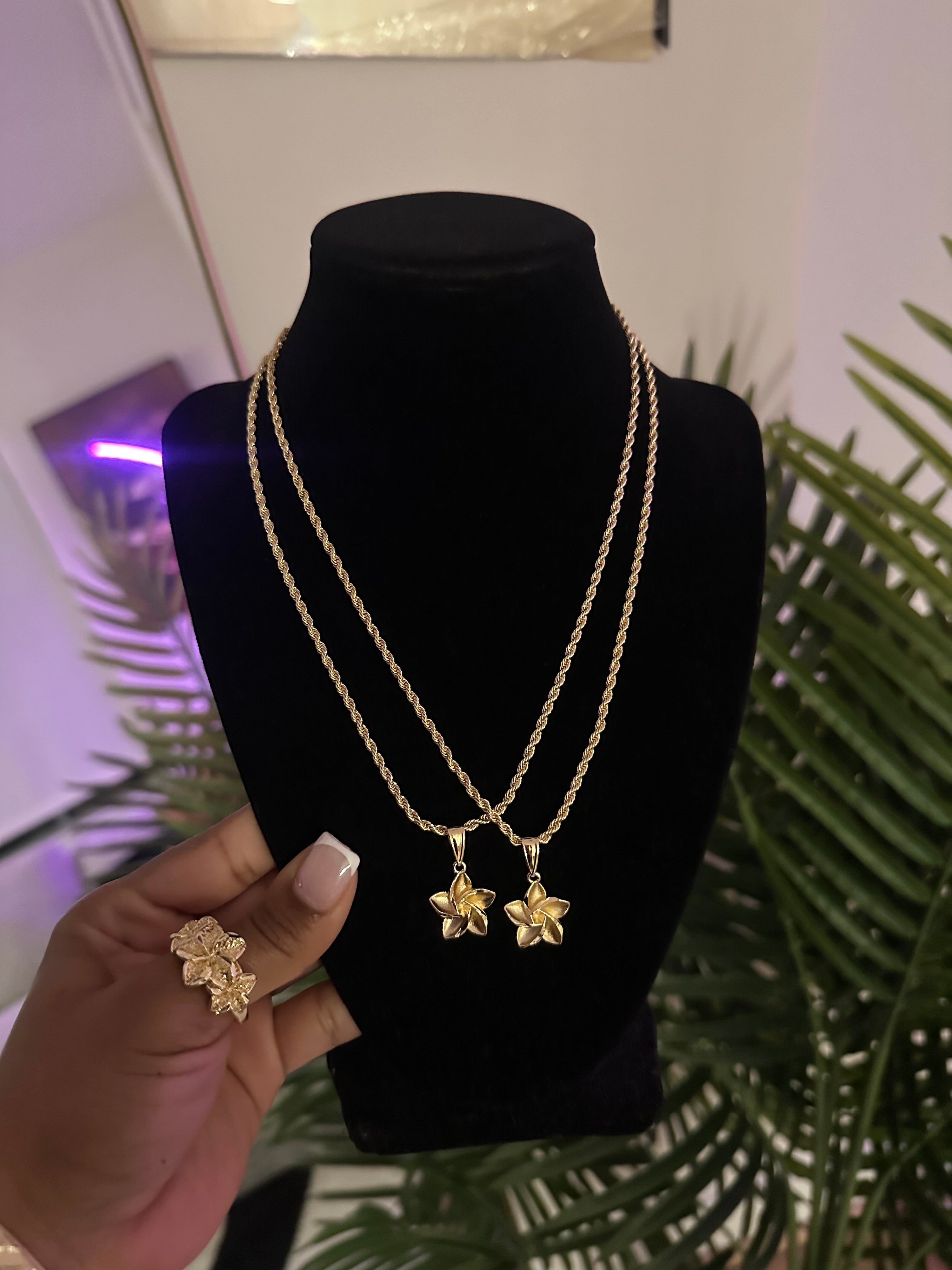 Golden Flower Necklace