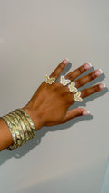 Icy Butterfly Ring