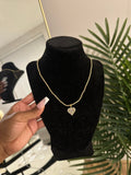 Icy Heart Necklace