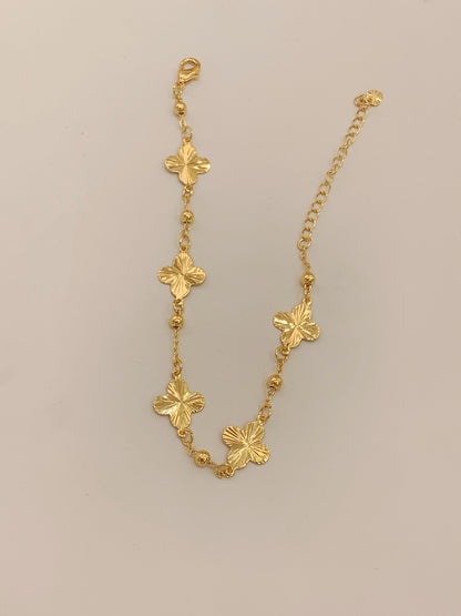 Clover Luxe Anklet