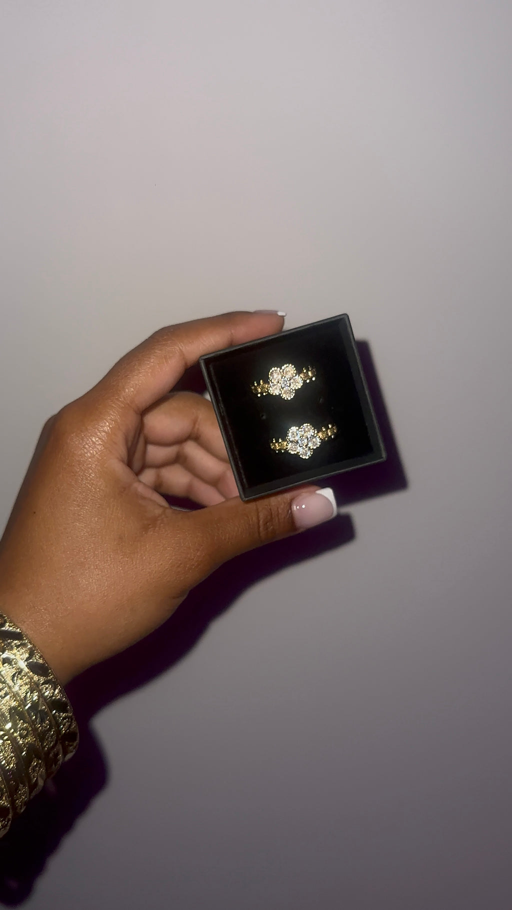 Icy Flower Ring