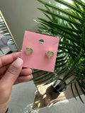 Icy Heart Earrings