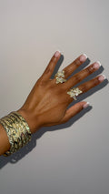 Double Butterfly Ring