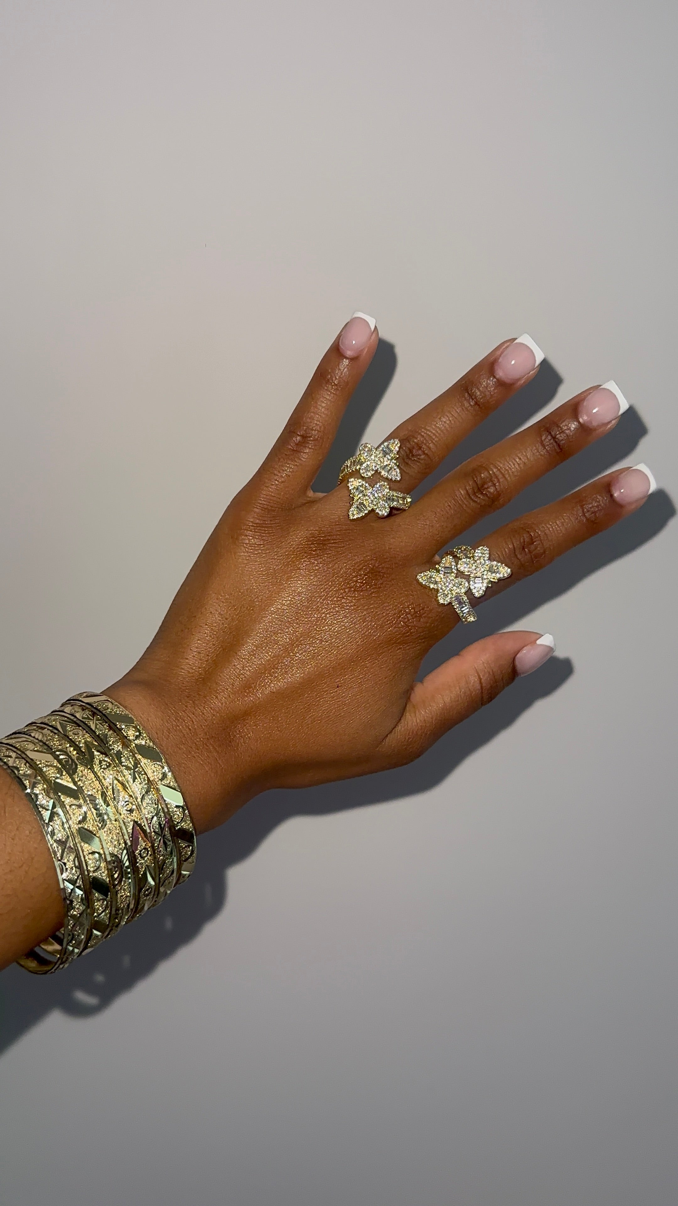 Double Butterfly Ring