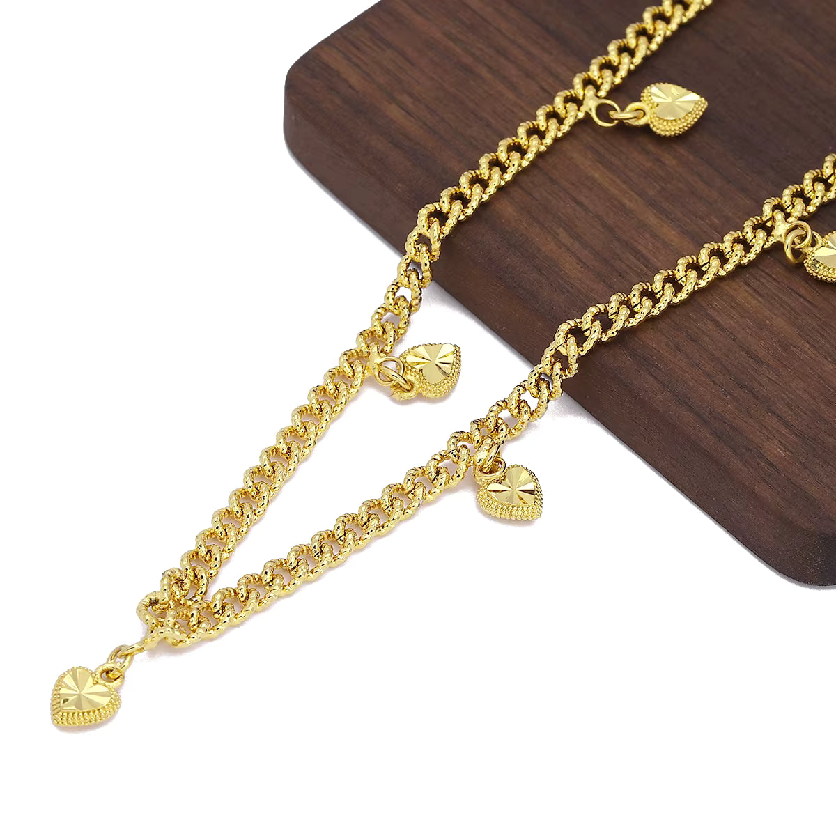 Sweetheart Cuban Anklet